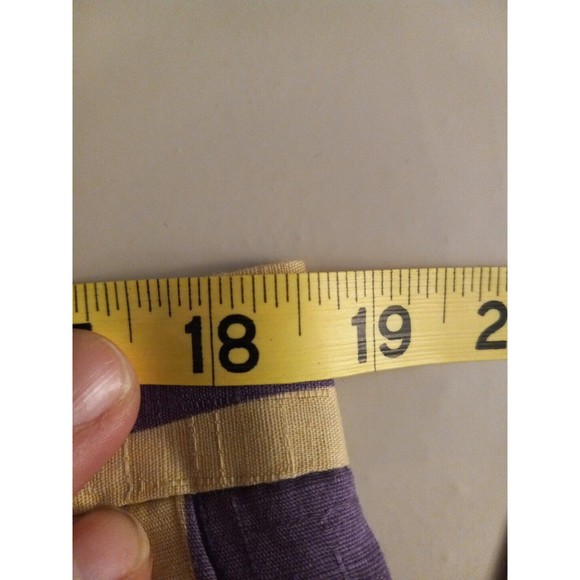 Attention Women's Beige/purple Floral‎ Straight Lined Short Skirt Size 18 - Picture 8 of 9